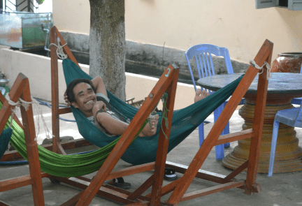 Hammock in the heat ...