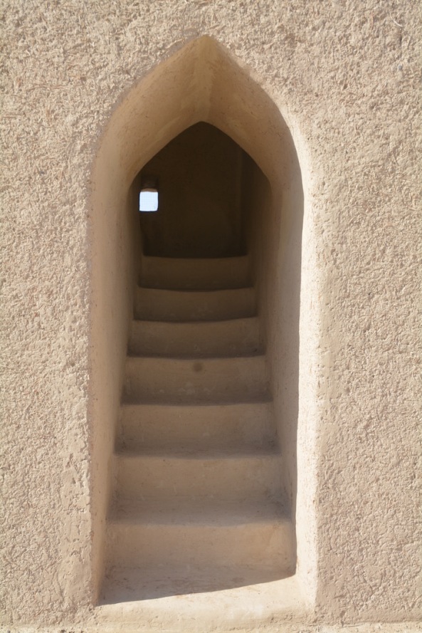 A little window of light at the top of the stairs... Siyja fort, Abu Dhabi region, UAE.