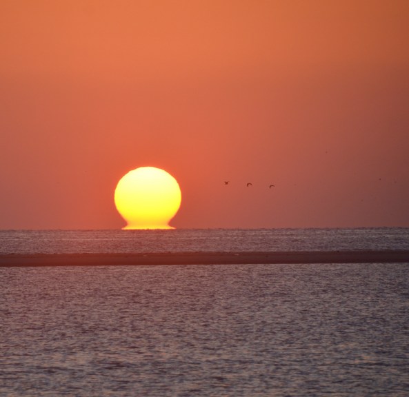 Sunrise in Ash Sharqiyah Region, Oman.