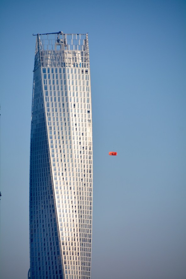 Twisting in unison...